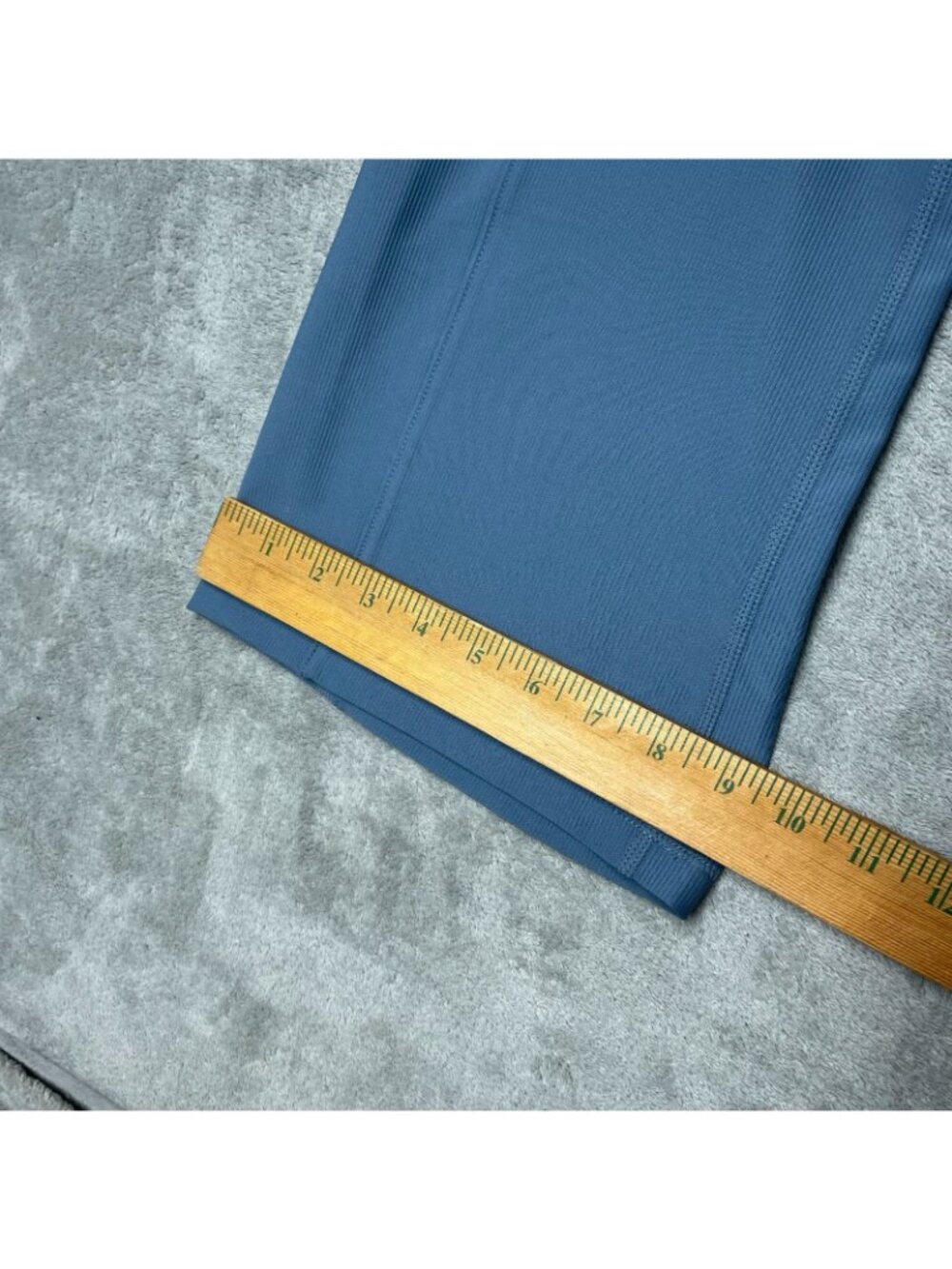 32 Degrees Active Flare Pants Women's L Blue Yoga Pants Ribbed Pockets  G2267 - Picture 8 of 12